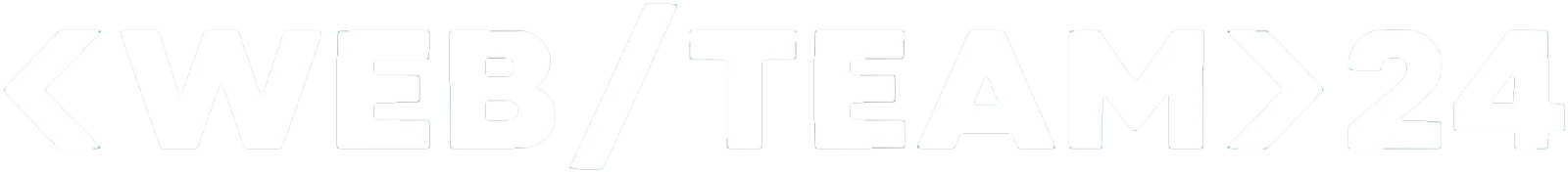 Webteam24 logo, white